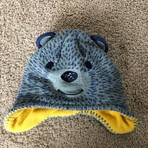 Boy winter bear hat
